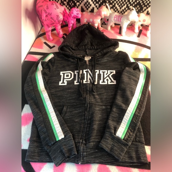 2015 Limited Edition Victoria Secret Pink Matching Sweatsuit Outfit Set - Picture 2 of 11